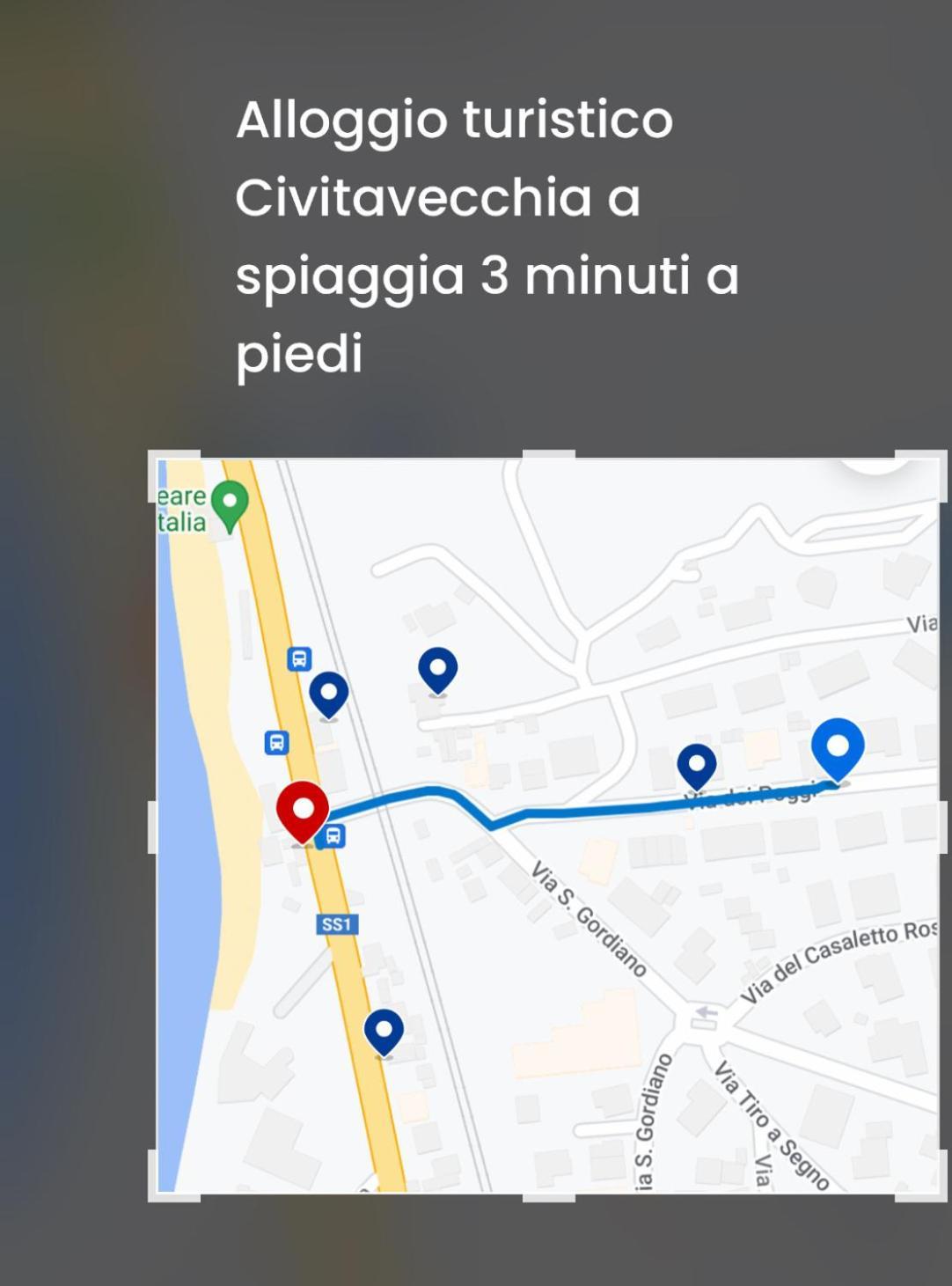 B&B Civitavecchia La Casetta Con Giardino Eksteriør bilde